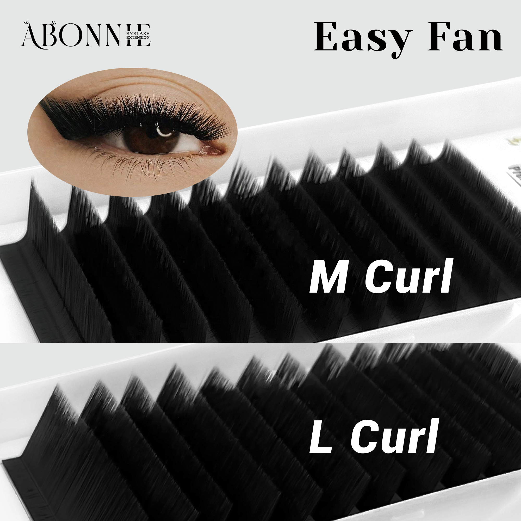 Mega Volume Lash - ABONNIE M L Curl Easy Fanning