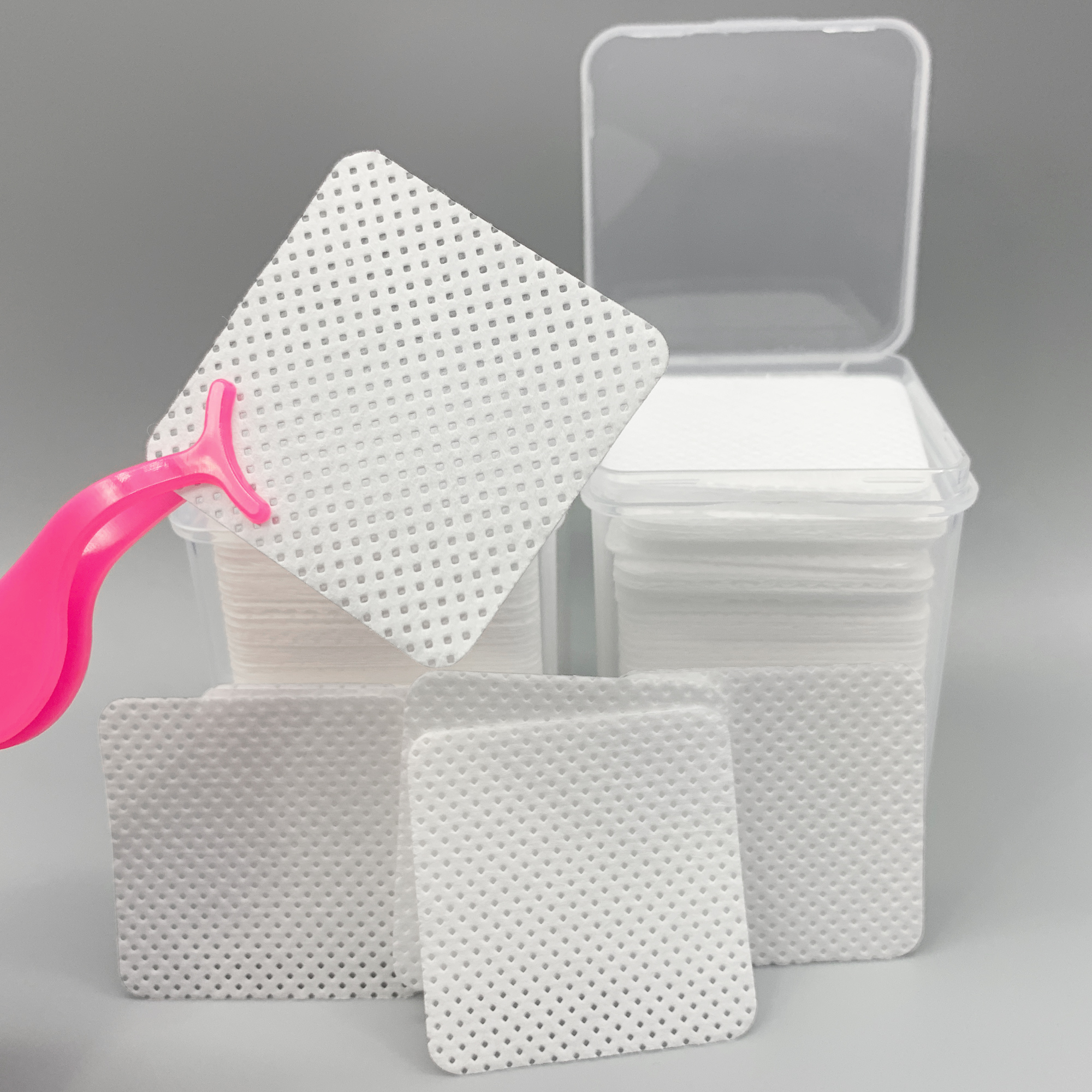 Eyelash Extension Gel Remover - 200Pcs/Box Lint Free Nail Wipes Eyelash
