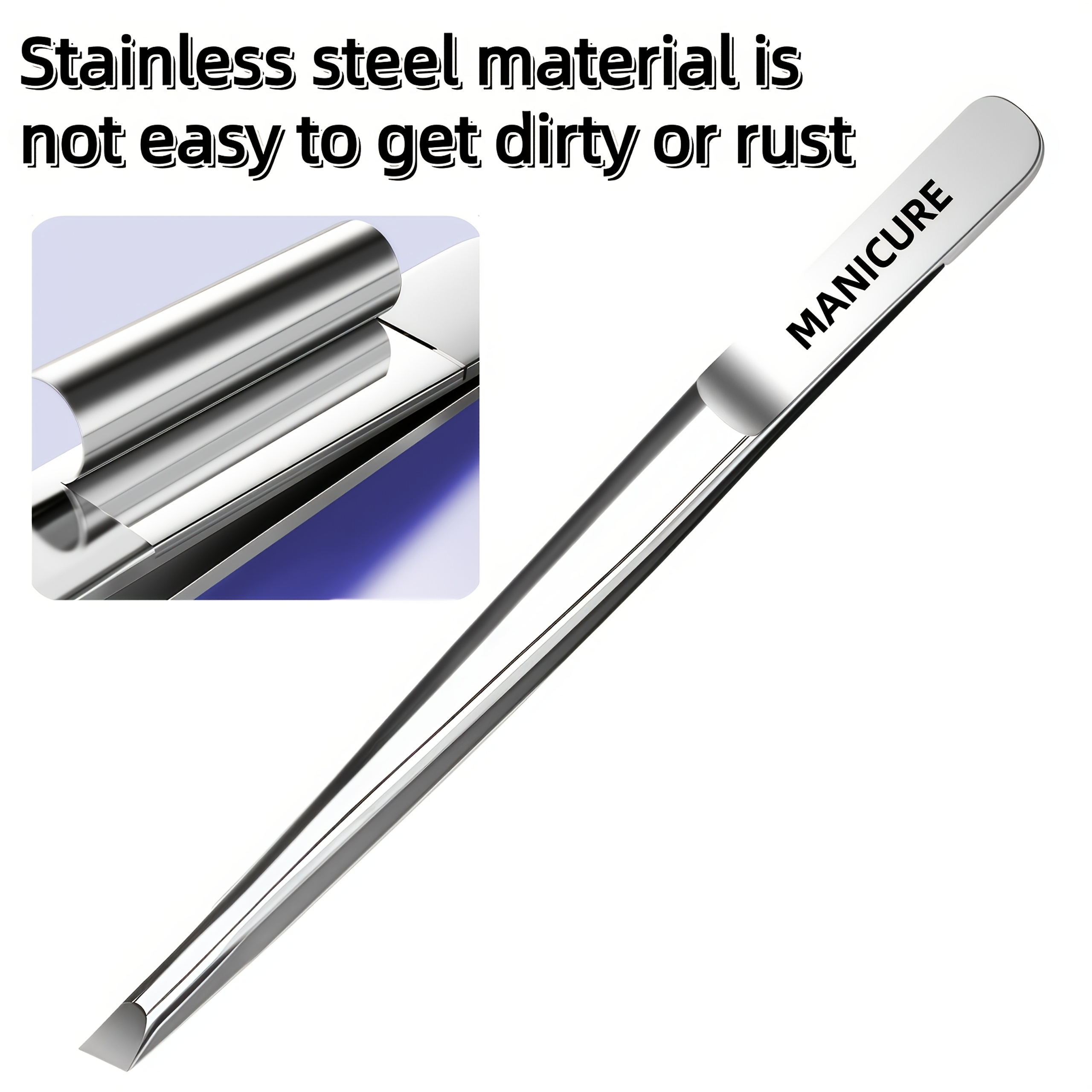 Lash Extension Tweezers - 2pcs Stainless Steel Adjustable Single-Eye Eyebrow