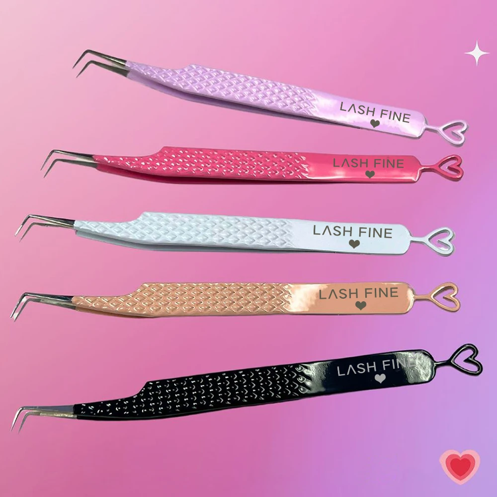 Heart-Shaped Eyelash Extension - Lash Extension Tweezers recension och pris
