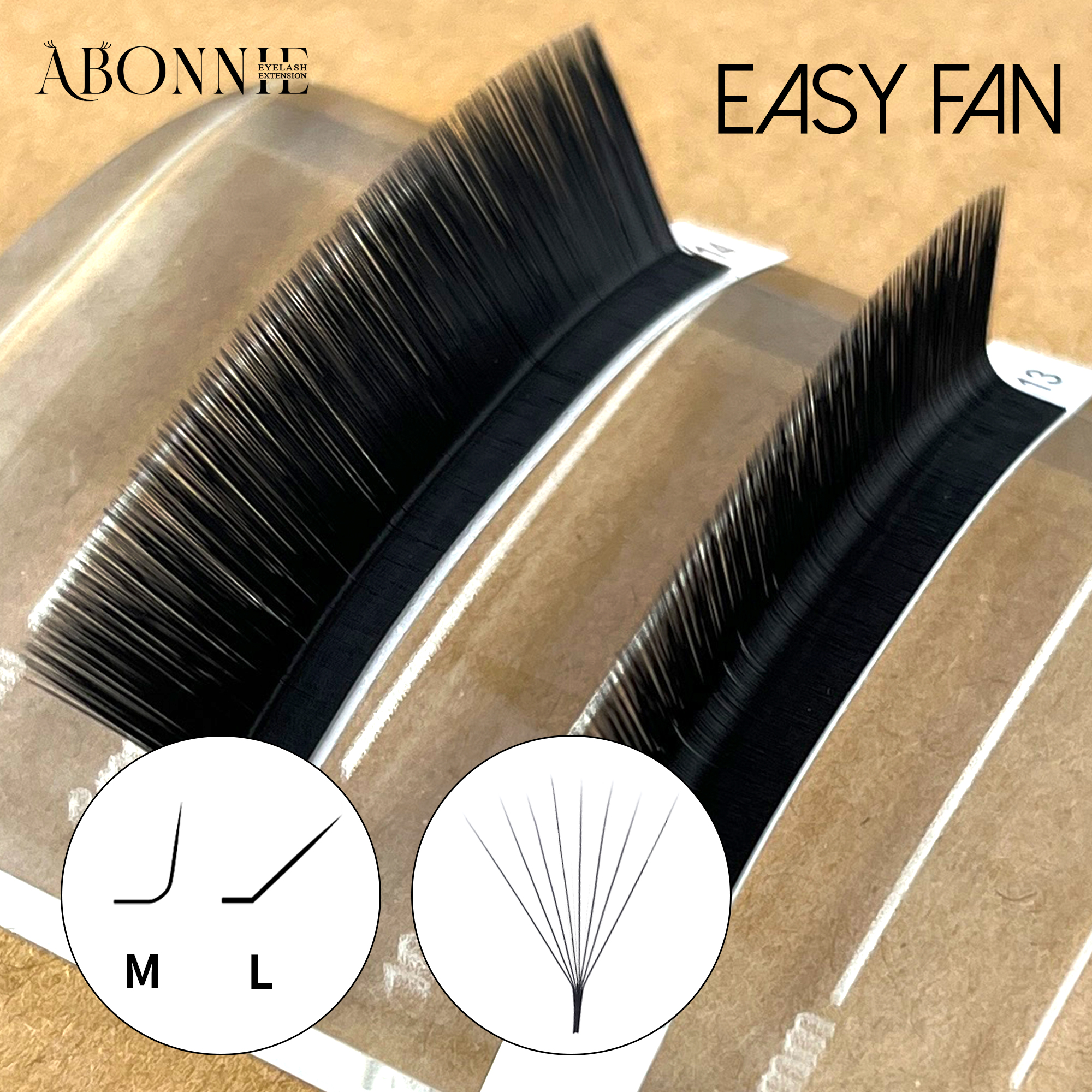 ABONNIE M L Curl Easy Fanning  - Mega Volume Lash recension och pris