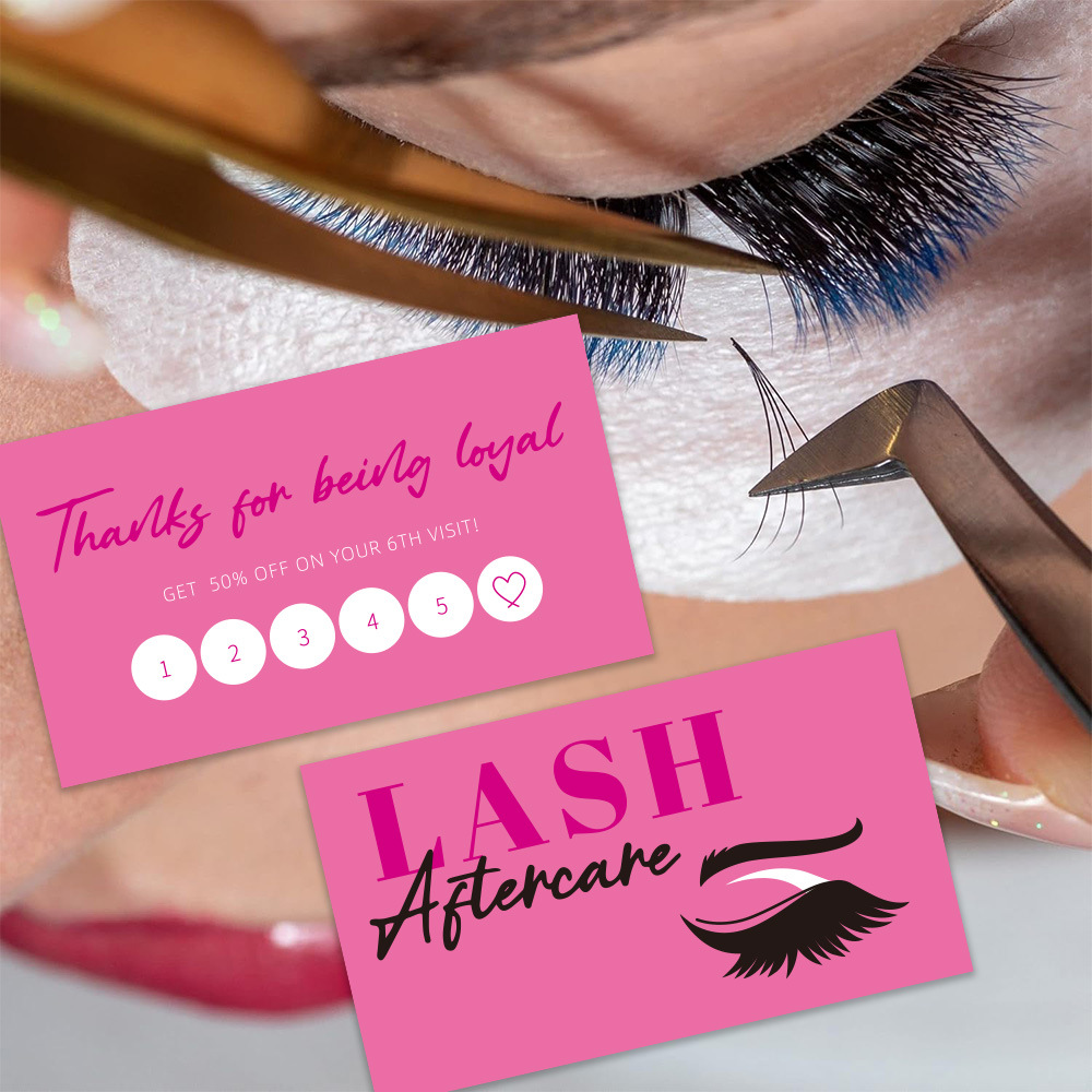 50pcs Shining Eyelash Business - Eyelash Extension Menu recension och pris