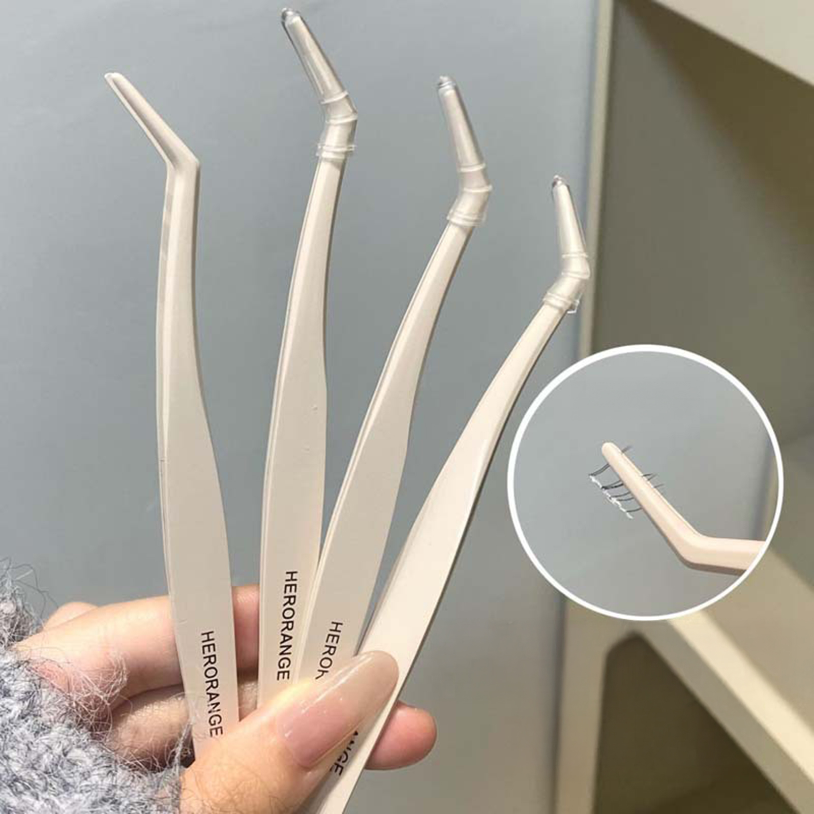 Professional Anti-stick False  - Lash Extension Tweezers recension och pris