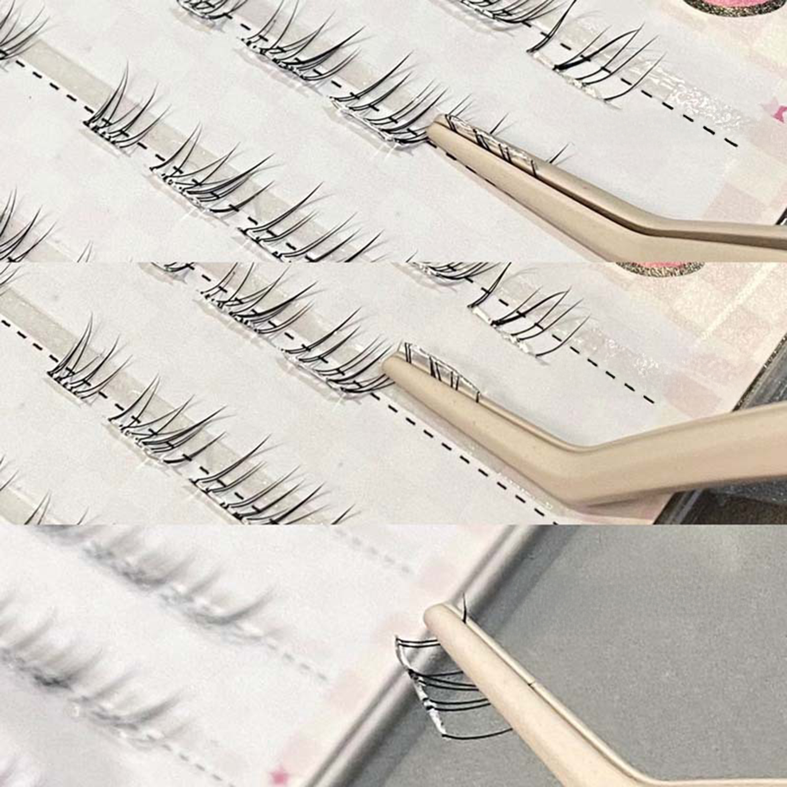 Professional Anti-stick False  - Lash Extension Tweezers recension och pris