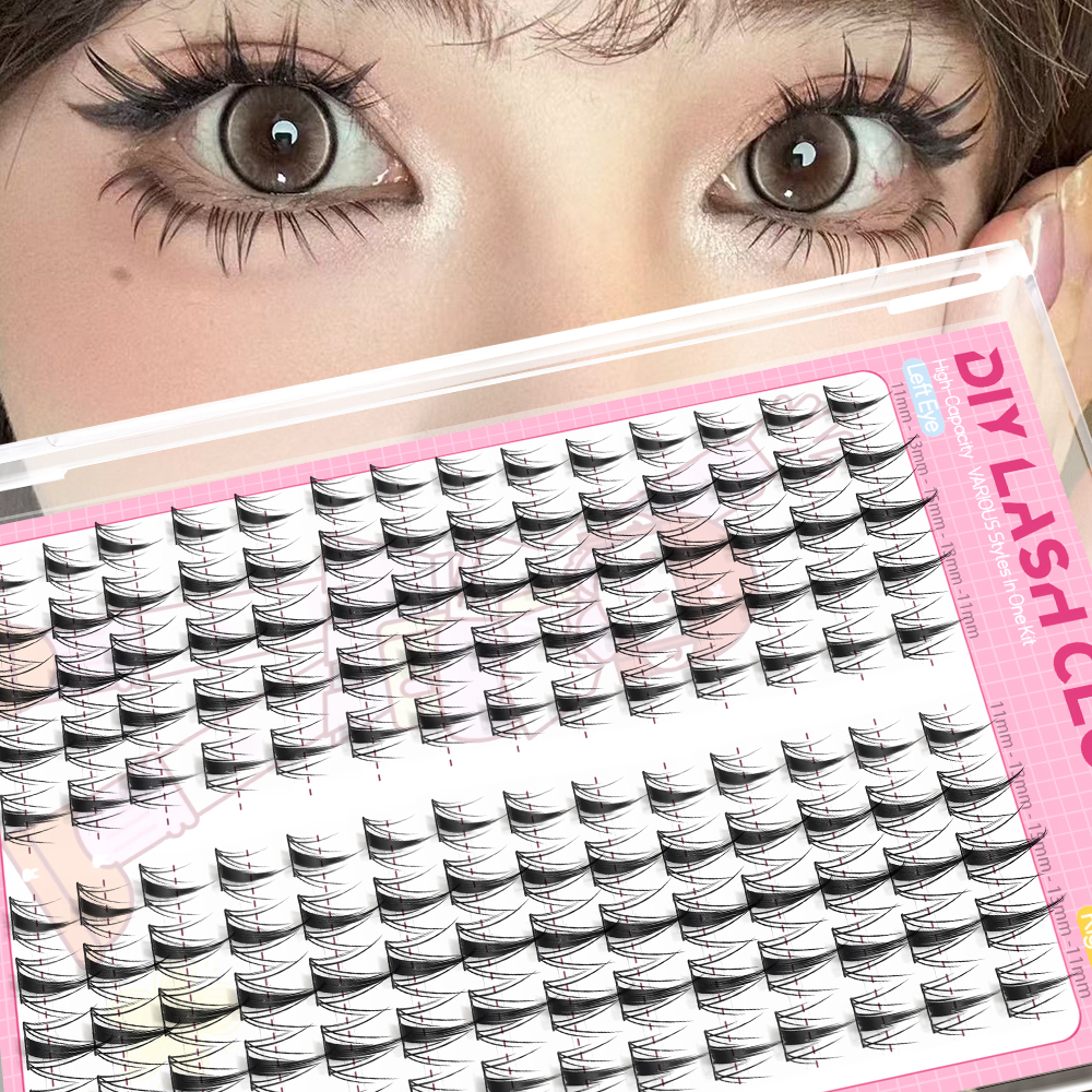 140pcs Fairy Eyelash 8-18mm Ma - Eyelash Extension Wet Look recension och pris