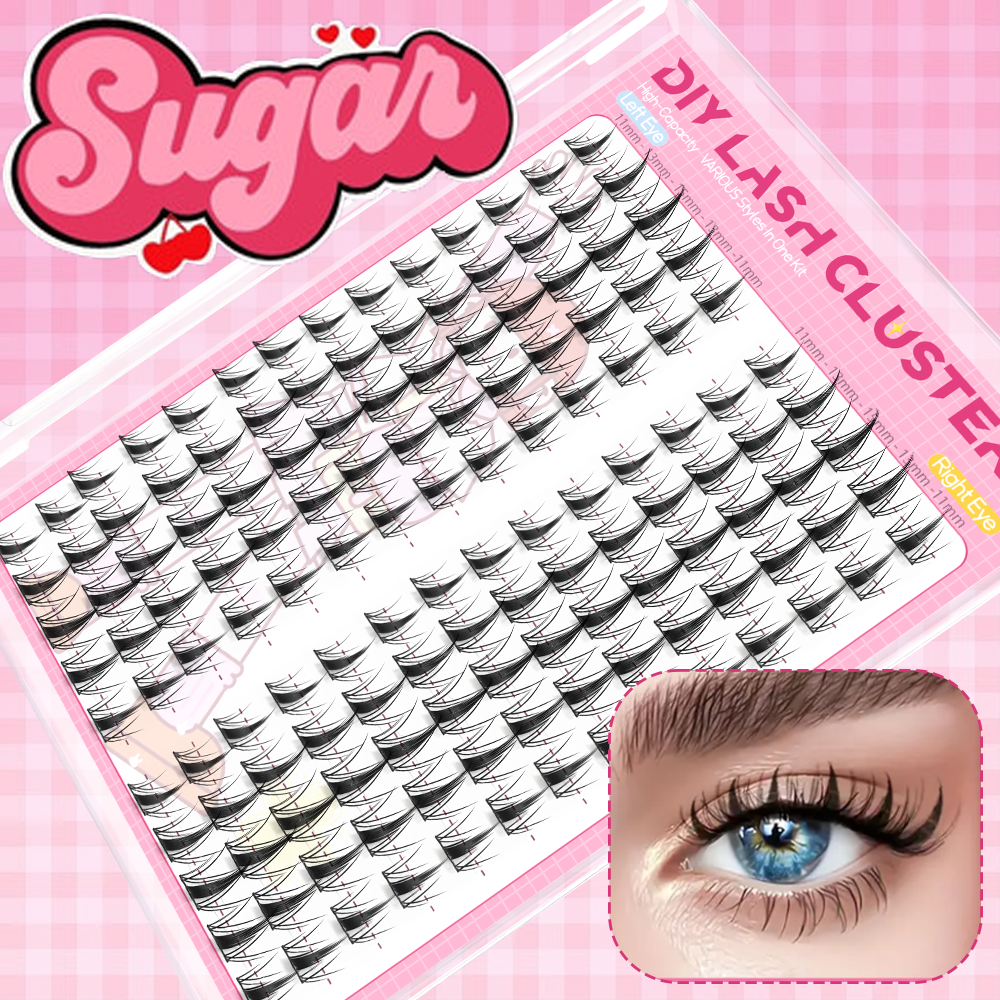 140pcs Fairy Eyelash 8-18mm Ma - Eyelash Extension Wet Look recension och pris