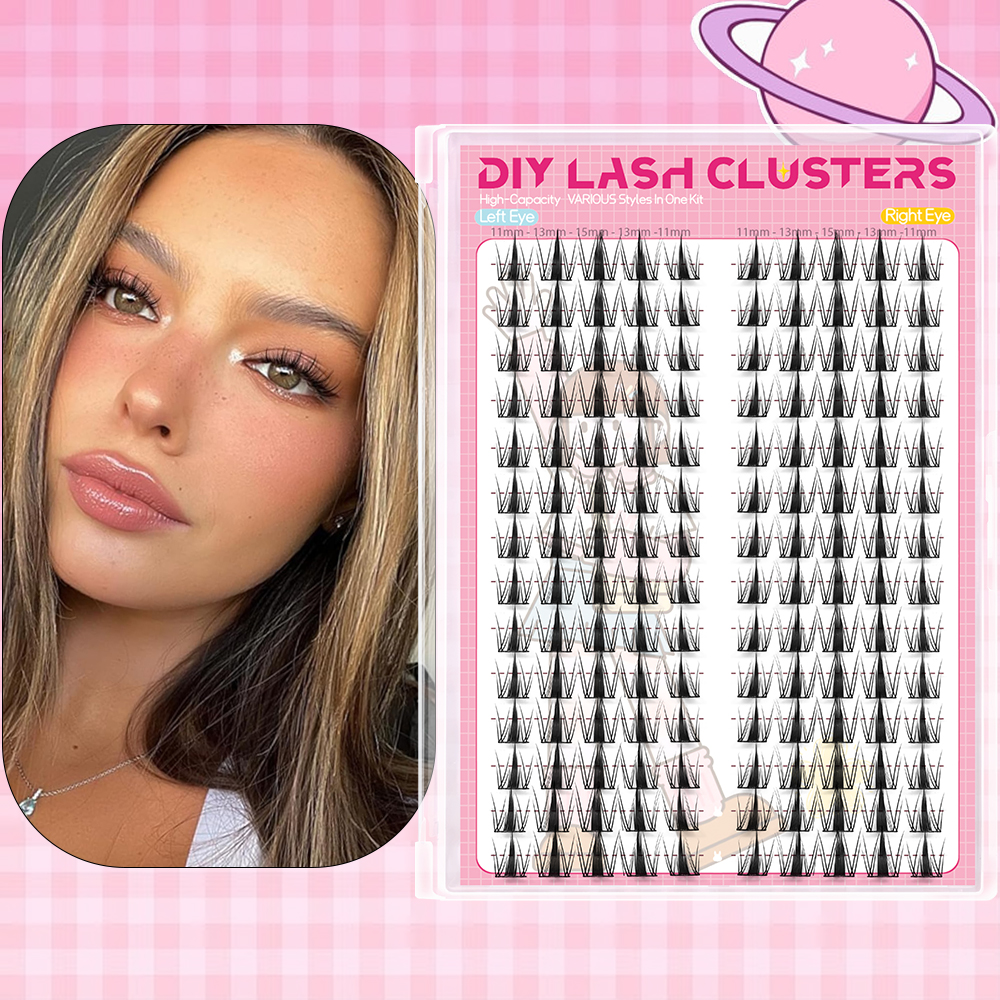 140pcs Fairy Eyelash 8-18mm Ma - Eyelash Extension Wet Look recension och pris