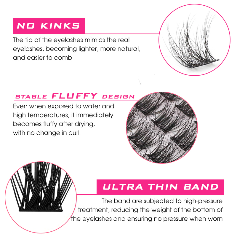 Abestyou Set of 3 Curl d 280pc - Lash Extension Tweezers recension och pris