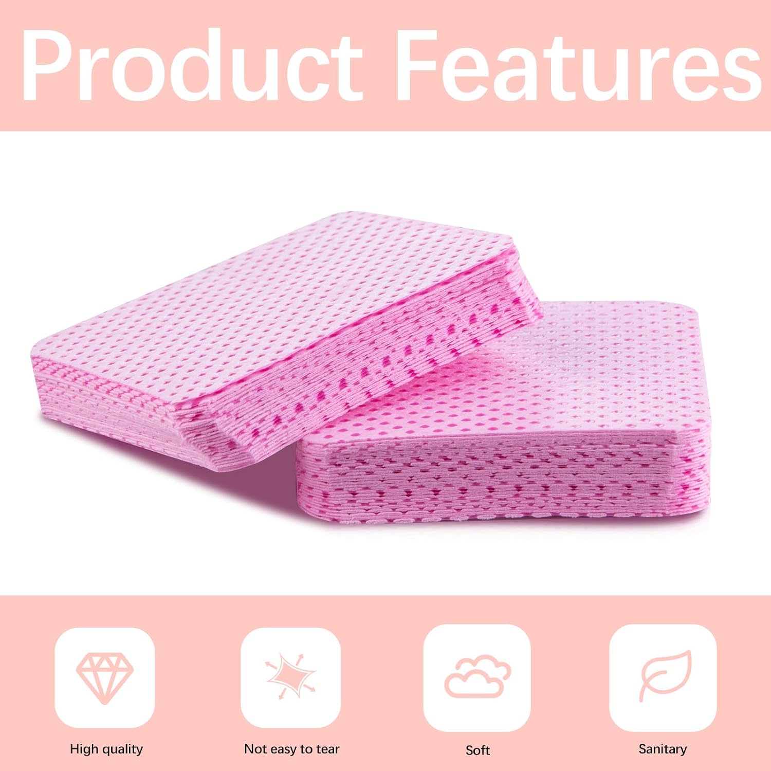 1500 Pcs Lint Free Nail Wipes  - Eyelash Extension Gel Remover recension och pris