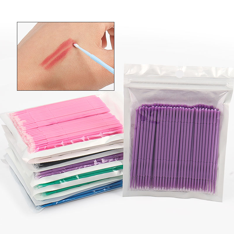 100PCS/Bag Bamboo Eyelash Exte - Eyelash Extension With Glue recension och pris
