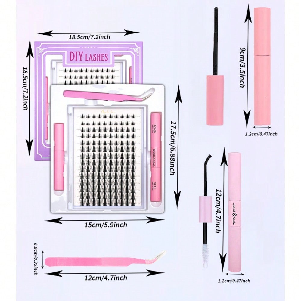DIY Eyelash Extension Kit, D C - Eyelash Extension Individual recension och pris