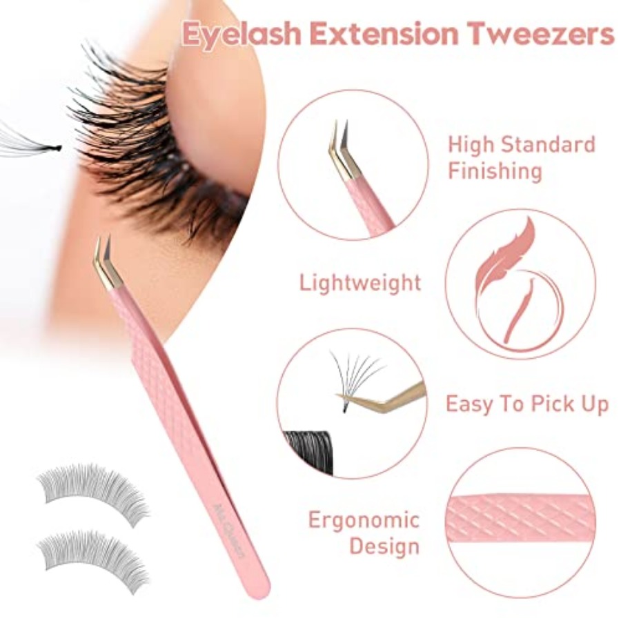 Eyelash Extension Tweezers Set - Mega Volume Lash recension och pris
