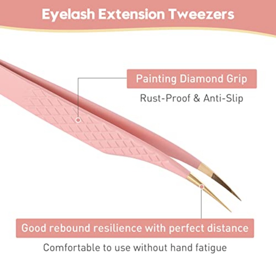 Eyelash Extension Tweezers Set - Mega Volume Lash recension och pris