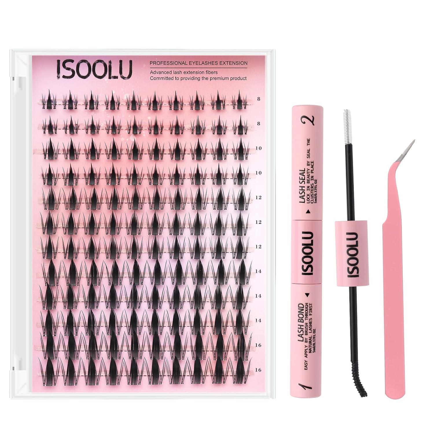 Lash Clusters Manga Individual - Eyelash Extension Wet Look recension och pris