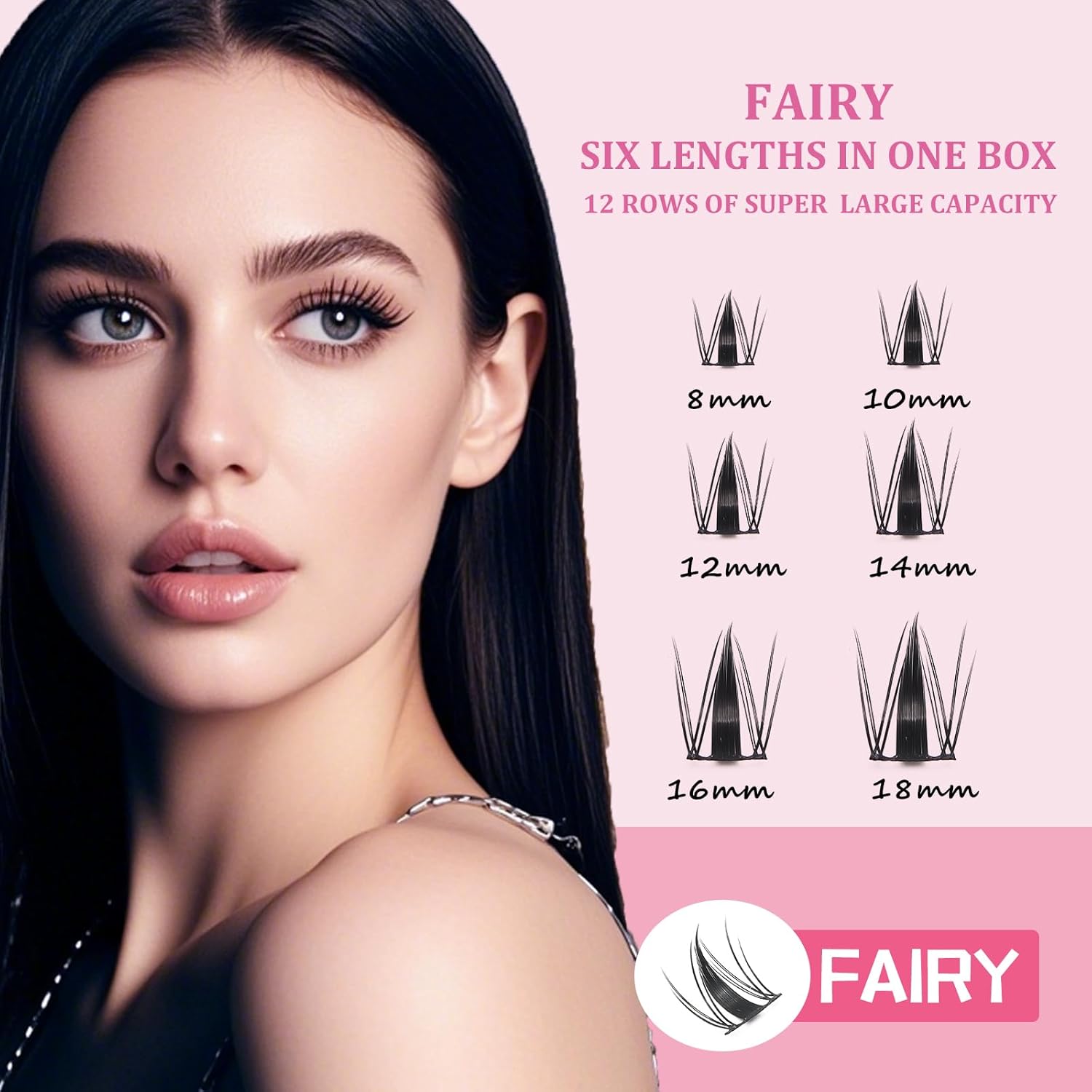 Lash Clusters Manga Individual - Eyelash Extension Wet Look recension och pris