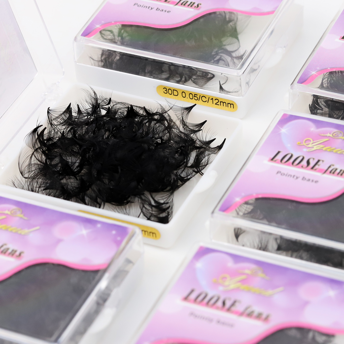 Aguud 2500 Fans Loose Fans Poi - Mega Volume Lash recension och pris