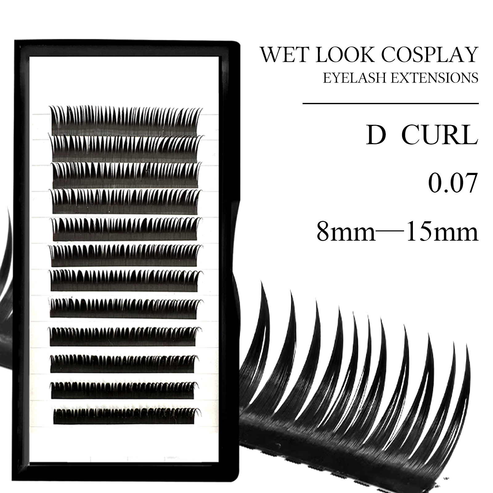 Wet Look Cosplay Eyelash Exten - Eyelash Extension Wet Look recension och pris