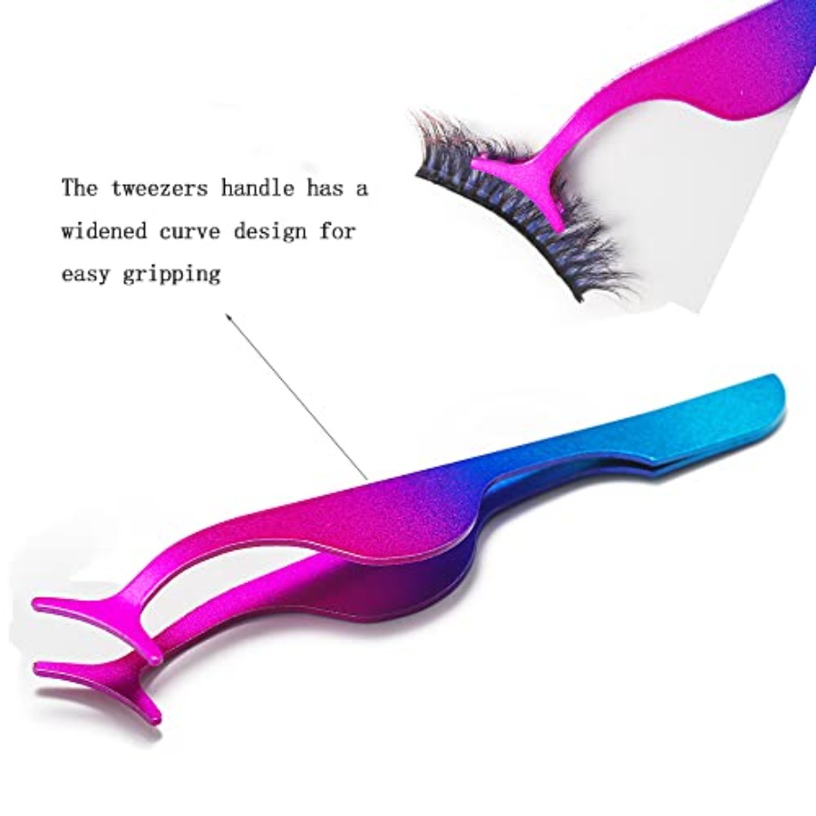 False Eyelash Applicator Tool  - Lash Extension Tweezers recension och pris