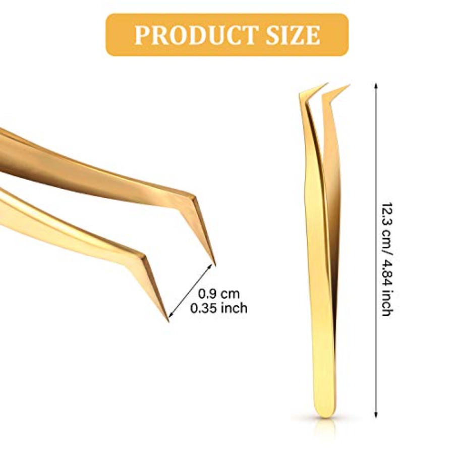 3 Pieces Volume Tweezers Eyela - Lash Extension Tweezers recension och pris