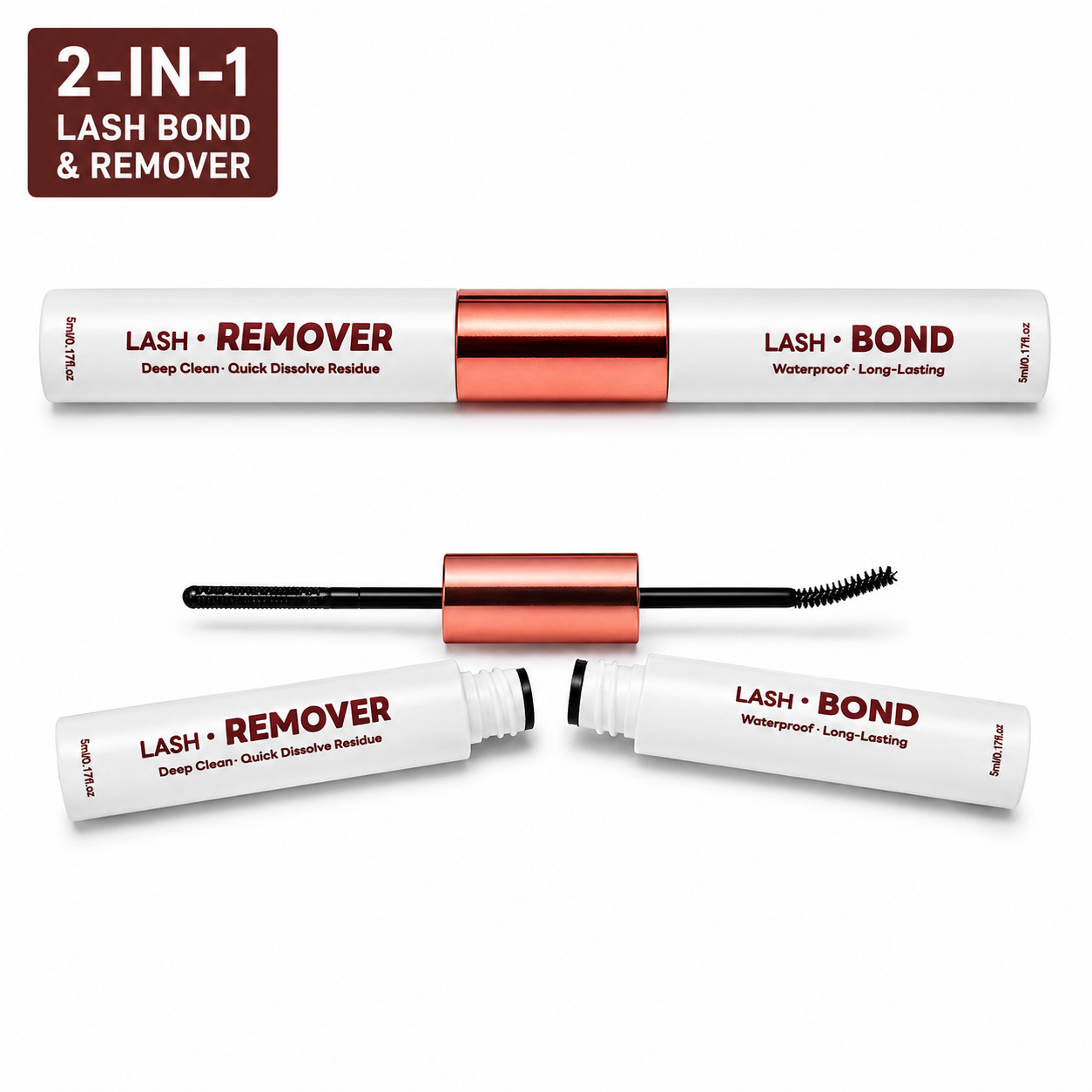 2 in 1 Cluster Lash Bond and R - Eyelash Extension Gel Remover recension och pris