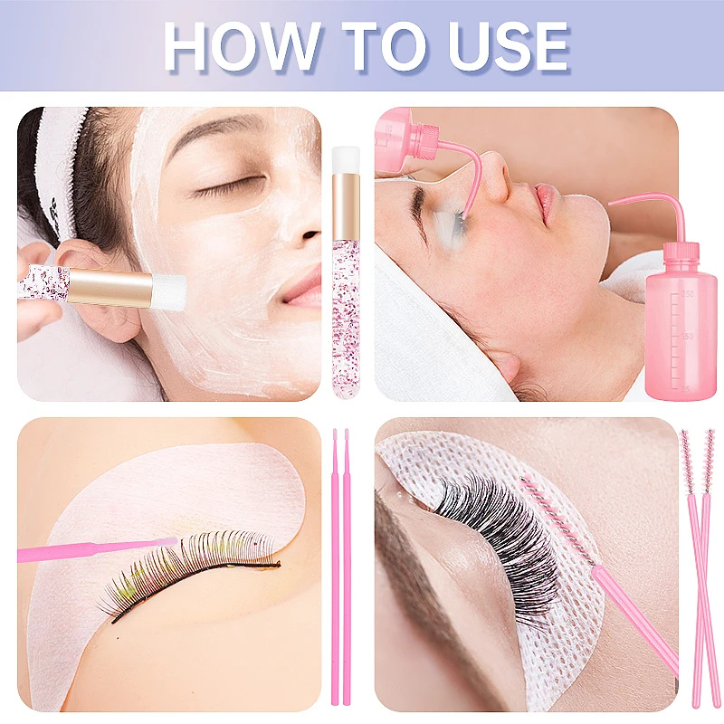 153pcs/Set Eyelash Extension S - Eyelash Extension Guide recension och pris