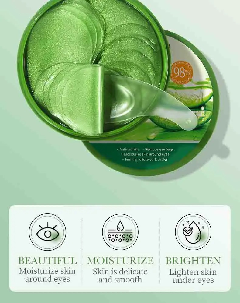 60pcs Aloe Vera Collagen Eye M - Eye Pad Collagen recension och pris