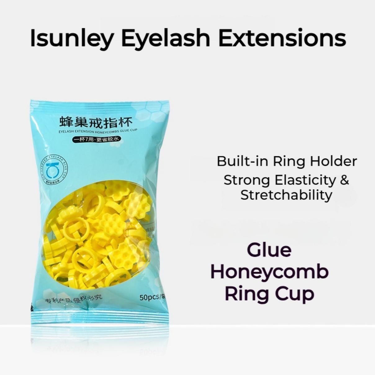 50PCS Holder Ring Cups for Eye - Eyelash Extension Guide recension och pris