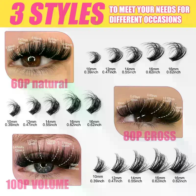 Cluster Lashes Kit Individual  - Eyelash Extension Individual recension och pris