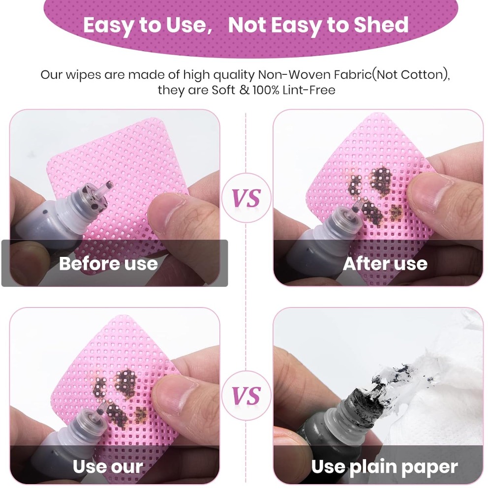 400 Pieces Lint Free Nail Poli - Eyelash Extension With Glue recension och pris