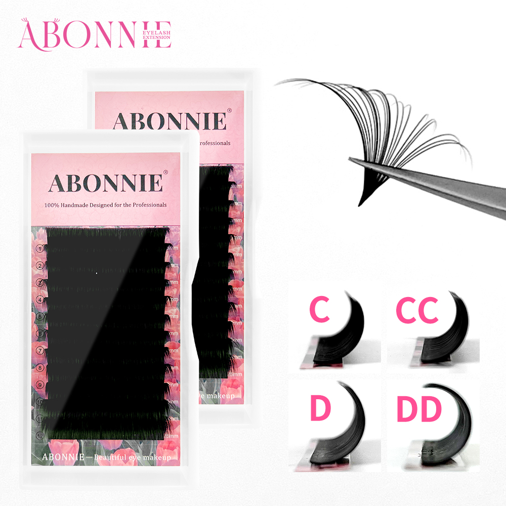 ABONNIE Matte Black Easy Fan L - Mega Volume Lash recension och pris