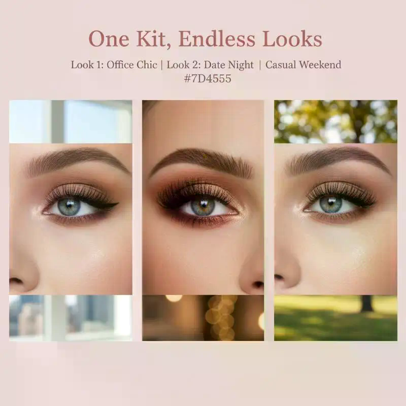 8 25mm Cluster Lashes Kit 260  - Eyelash Extension Individual recension och pris