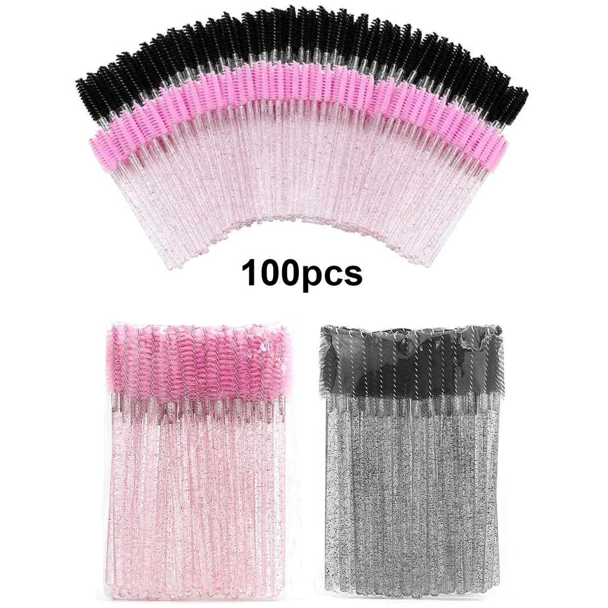 Wholesale 100PCS Mascara Spool - Eyelash Extension Guide recension och pris