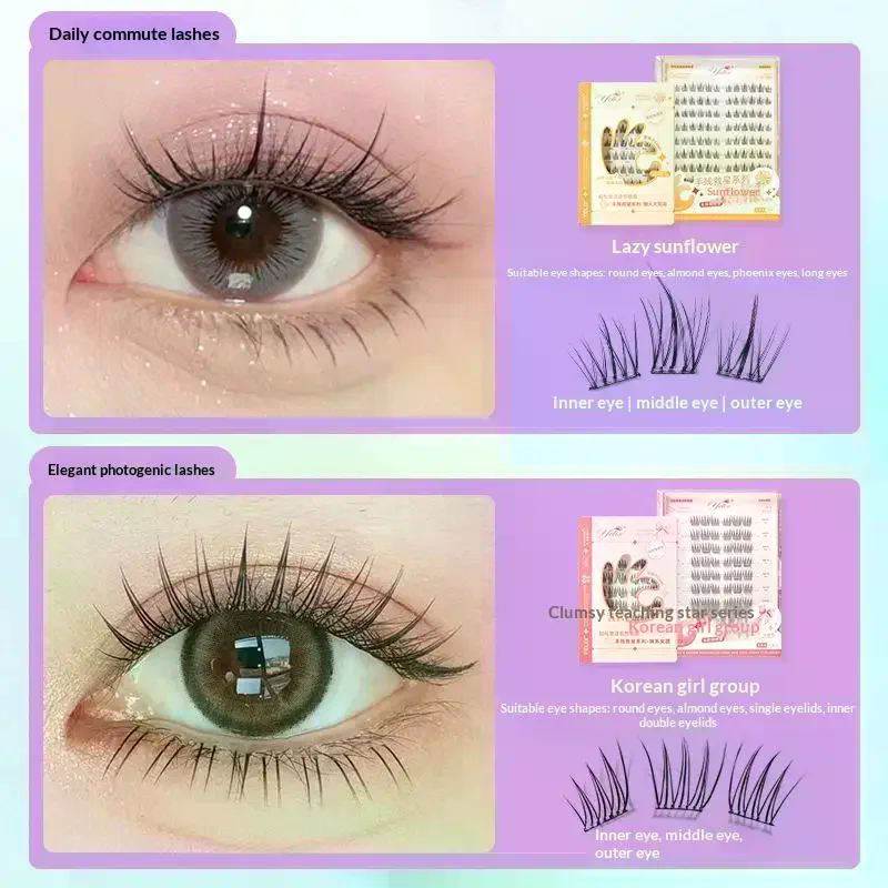 7 Rows Self-Adhesive Eyelashes - Eyelash Extension Individual recension och pris