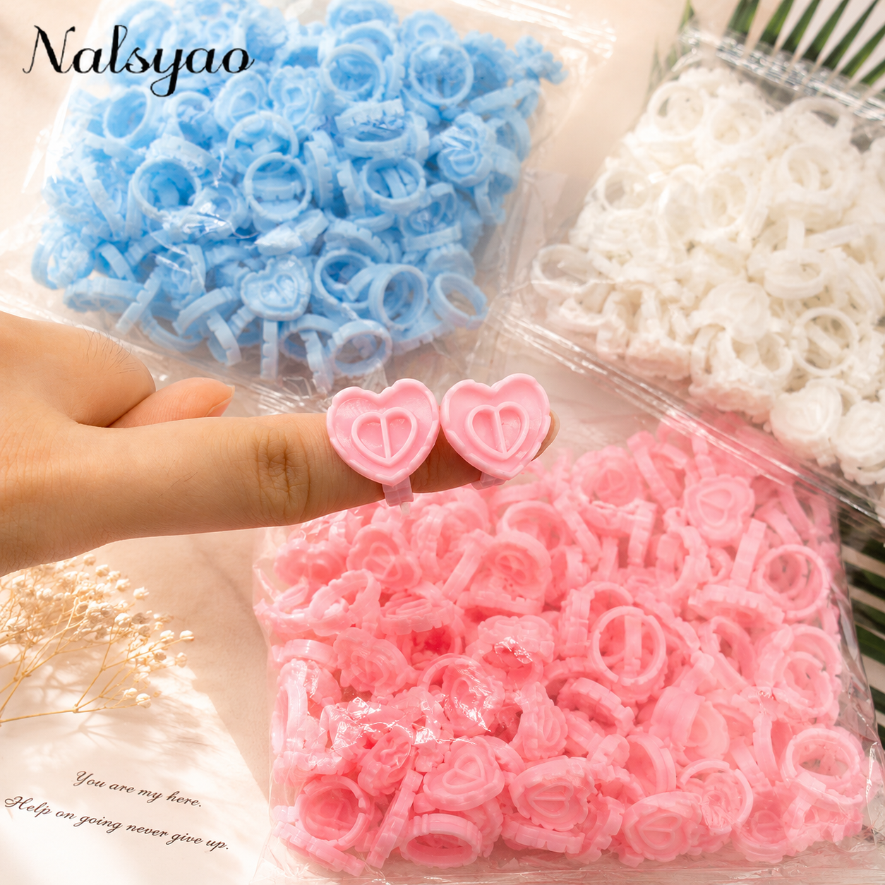 100 PCS Disposable Heart-shape - Eyelash Extension Guide recension och pris