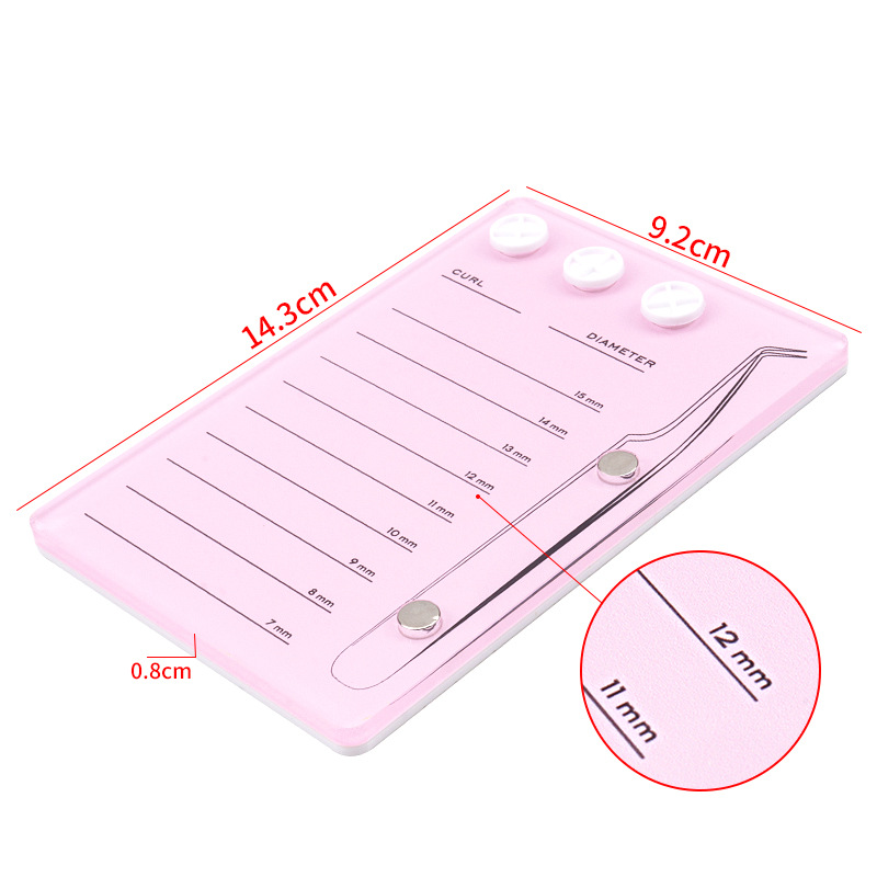 False Lashes Tray Display Boar - Eyelash Extension Menu recension och pris